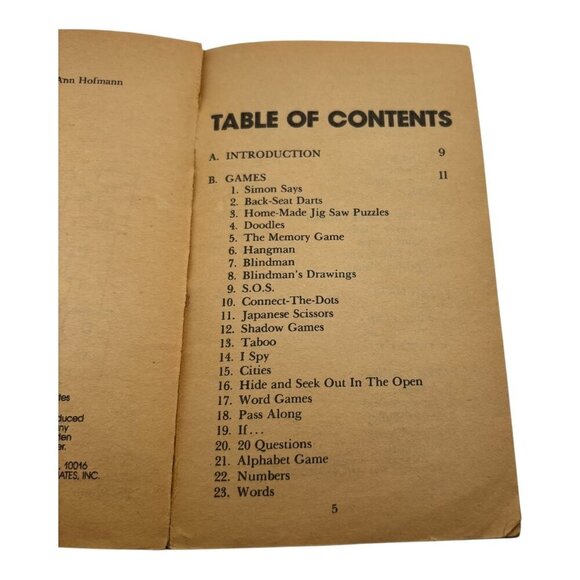 Family Fun Book Vintage Game Activities For All Ages Paperback 1980s - Picture 3 of 13